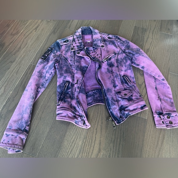 Diesel purple jean jacket - Picture 2 of 7